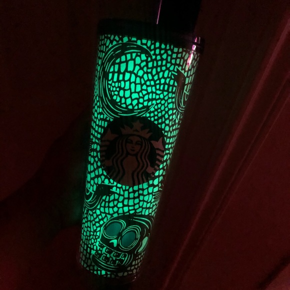 Starbucks Other - Starbucks Glow In Dark Cup Venti with black logo